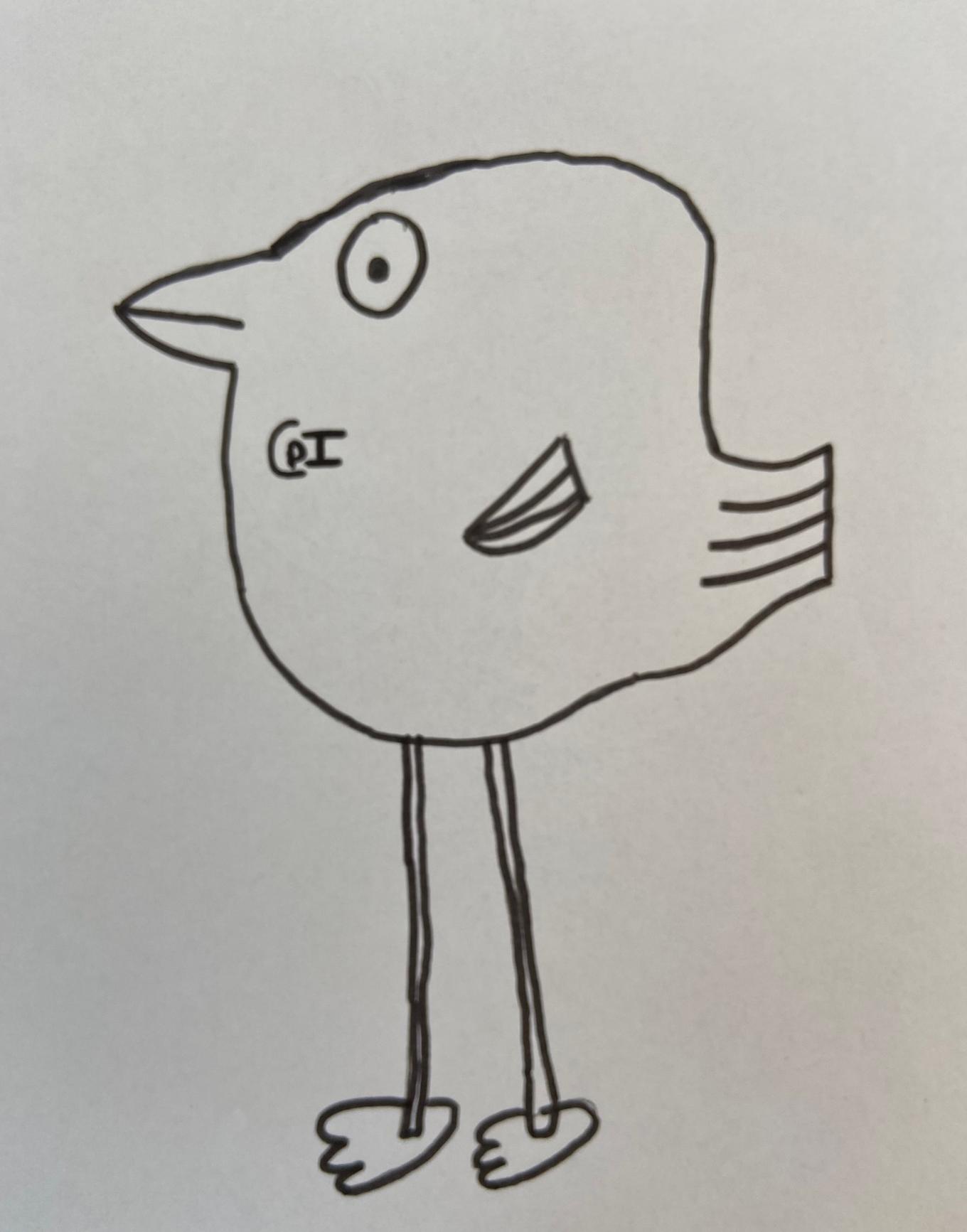 birb tekening